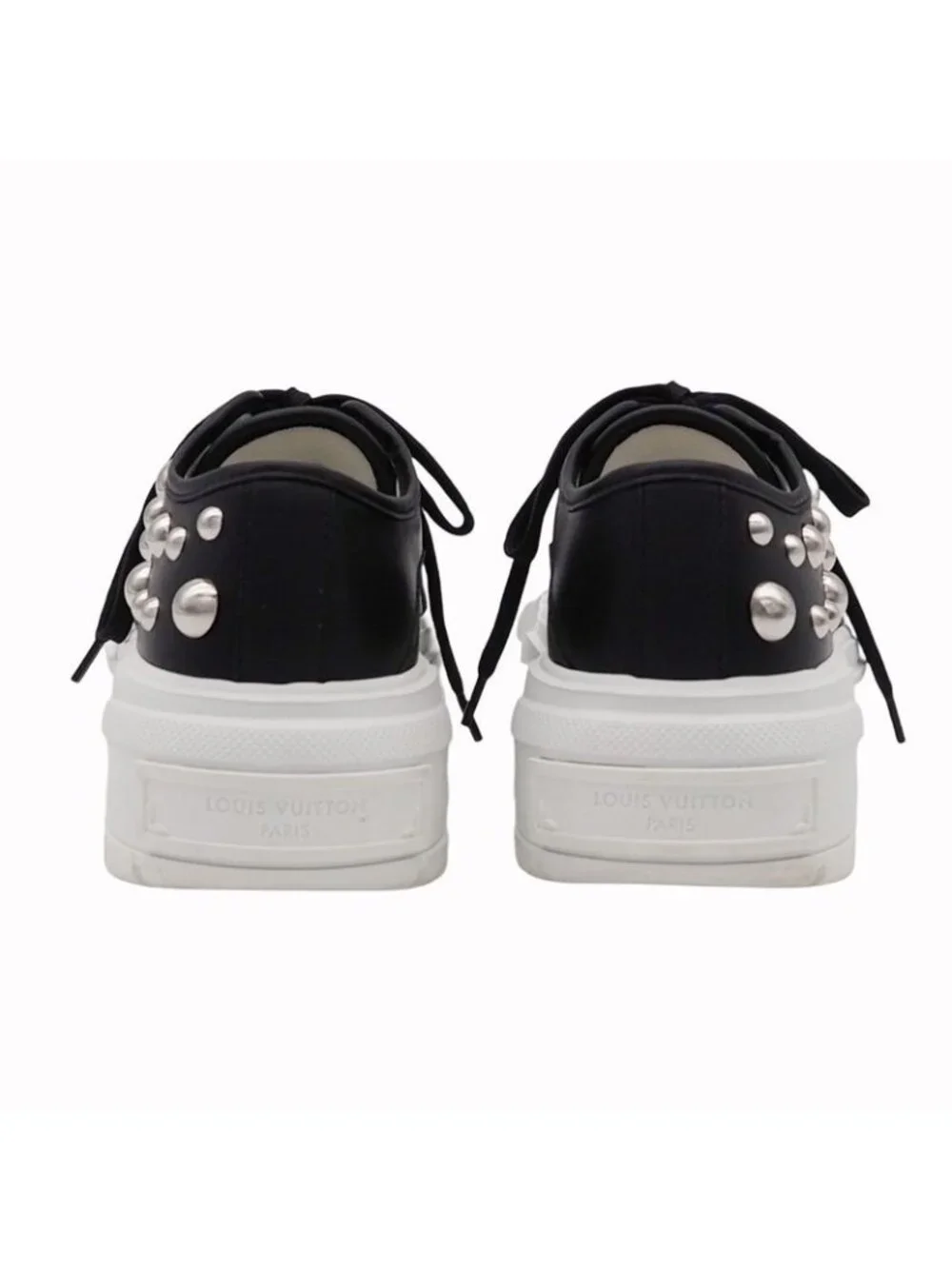 Louis Vuitton Yk Squad Line Sneakers Shoes Yayoi Kusama Black - Picture 3 of 15